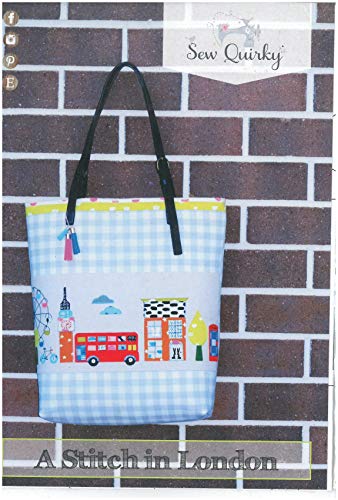 Load image into Gallery viewer, A Stitch in London Tote Bag Pattern - Sew Quirky
