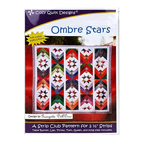 Load image into Gallery viewer, Cozy Quilt Designs Ombre Stars Pattern
