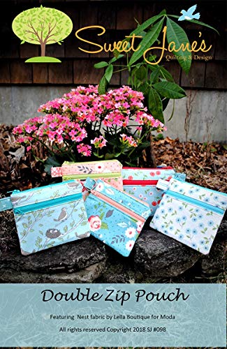 Load image into Gallery viewer, Sweet Jane&#39;s Quilting &amp; Design Double Zip Pouch Pattern, None
