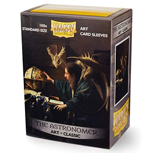 Load image into Gallery viewer, Arcane Tinmen ATM12014 63 x 88 mm Dragon Shield Art Deck Protectors - The Astronomer44; 100 Per Pack
