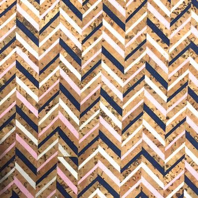 Ever Sewn Fabric, Cork Blend Fab Chevron 51x19