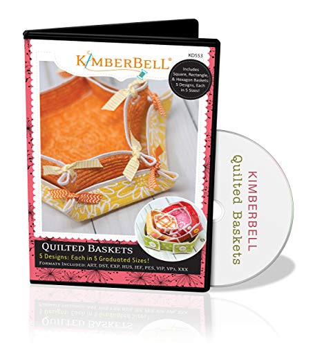 Kimberbell Quilted Baskets Machine Embroidery Pattern CD