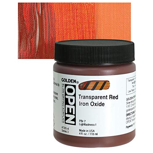 Load image into Gallery viewer, TRANS RED IRON OXIDE 4OZ OPEN ACRYLIC
