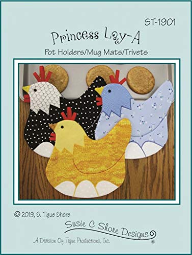 Load image into Gallery viewer, Princess Lay-A - Chicken or Hen Potholder Pattern - Susie C Shore - ST-1901-768945019012
