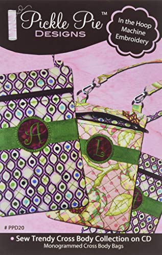 Load image into Gallery viewer, Pickle Pie Designs Sew Trendy Cross Body Bag Collection pattern cd
