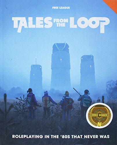 Load image into Gallery viewer, Free League Publishing Tales from The Loop RPG for Adults, Family and Kids 13 Years Old and Up (Hardback, Full Color RPG)
