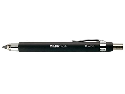 Load image into Gallery viewer, MILAN 535206 MILAN RUBBER TOUCH 5.2MM MECHANICAL PENCIL W LEAD SHARPENER
