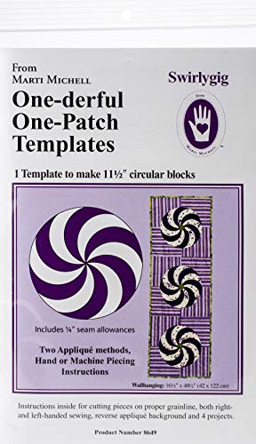 Marti Michell Swirlygig Template, Clear