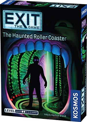 Load image into Gallery viewer, Exit: The Haunted Roller Coaster | Exit: The Game - A Kosmos Game from Thames &amp; Kosmos | Family-Friendly, Card-Based At-Home Escape Room Experience for 1 To 4 Players, Ages 10+, Multi-colored, Standard
