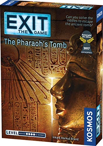 Load image into Gallery viewer, Exit: The Pharaoh&#39;s Tomb | Exit: The Game - A Kosmos Game | Kennerspiel Des Jahres Winner | Family-Friendly, Card-Based at-Home Escape Room Experience for 1 to 4 Players, Ages 12+
