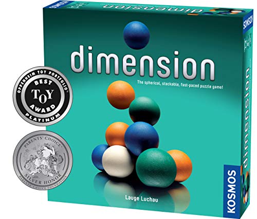 Load image into Gallery viewer, Dimension - A 3D Fast-Paced Puzzle Game from Kosmos | Up to 4 Players, for Fans of Strategy, Quick-Thinking &amp; Logic | Parents&#39; Choice Silver Honor &amp; Oppenheim Toy Portfolio Platinum Award Winner
