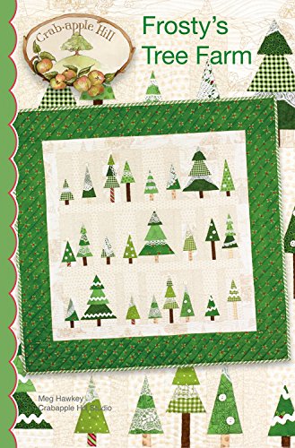 Load image into Gallery viewer, Frosty&#39;s Tree Farm Christmas Embroidery Pattern by Meg Hawkey from Crabapple Hill Studio #441-35&quot; x 35&quot;
