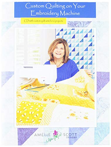 Load image into Gallery viewer, Amelie Scott Designs Custom Quilting On Your Embroidery Machine Book
