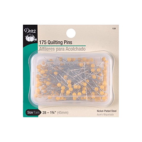 Load image into Gallery viewer, Dritz 131 Quilting Pins, Yellow, 1-3/4-Inch (175-Count)
