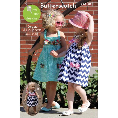 Load image into Gallery viewer, Olive Ann Designs Patterns-Butterscotch Dress 2 Pack
