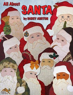 Load image into Gallery viewer, Anna&#39;s Awesome Applique Designs All About Santa Pattern
