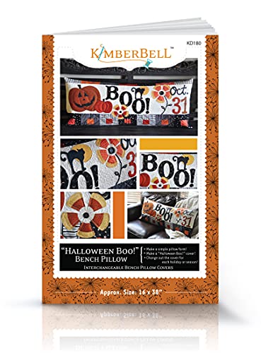 Load image into Gallery viewer, Kimberbell Bench Pillow Sewing (16&quot; x 38&quot;, Halloween Boo)
