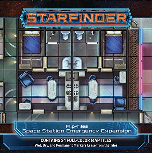 Load image into Gallery viewer, Paizo Starfinder Flip-Tiles: Space Station Emergency Expansion
