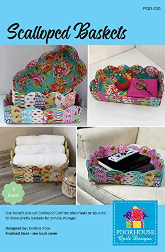 Load image into Gallery viewer, Scalloped Baskets Pattern by Poorhouse Designs
