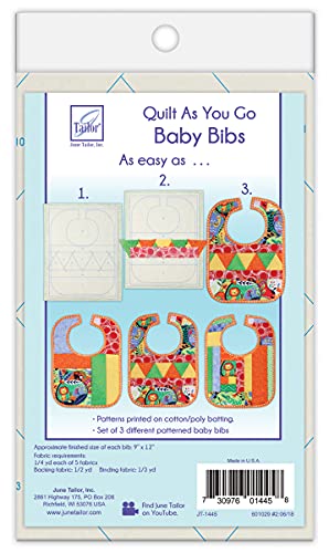 Load image into Gallery viewer, June Tailor Quilt As You Go Baby Bibs (3)
