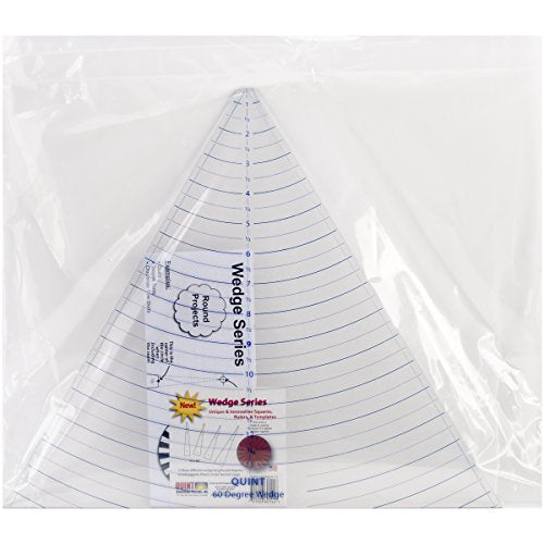 Quint Measuring Systems Circle Wedge, 60 Degrees, 14-Inch Long with 1-Inch Measuring