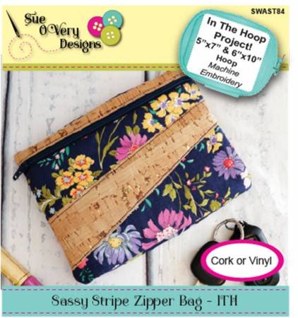 Load image into Gallery viewer, Sassy Stripe Zipper Bags
