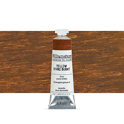 Load image into Gallery viewer, Williamsburg Handmade Oil Paint - Yellow Ochre Burnt, 37 ml tube
