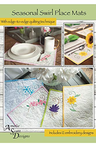 Load image into Gallery viewer, Amelie Scott Designs Seasonal Swirl Placemats
