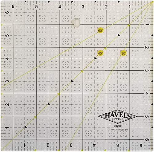 Load image into Gallery viewer, Havels Square Fabric x 6-1/2in Ruler
