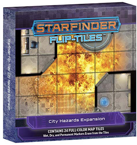 Load image into Gallery viewer, Paizo Starfinder Flip-Tiles: City Hazards Expansion
