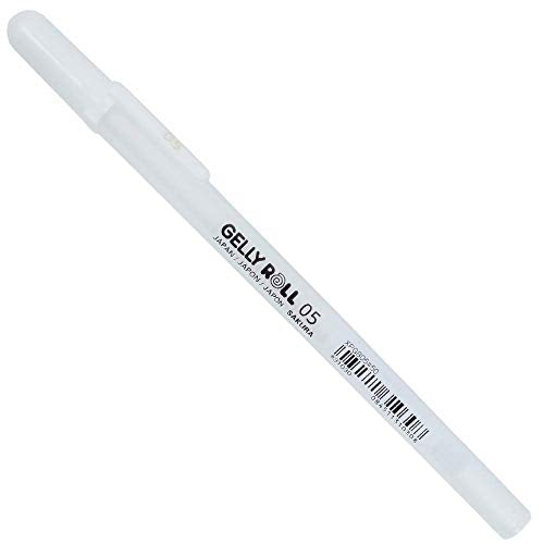 Load image into Gallery viewer, GELLY ROLL THIN GEL PEN 0.5MM - WHITE - PROFESSIONAL USE
