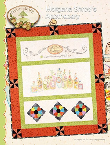 Load image into Gallery viewer, Morgana Shroo&#39;s Apothecary Embroidery Pattern by Meg Hawkey From Crabapple Hill Studio #352 33&quot; x 38&quot;
