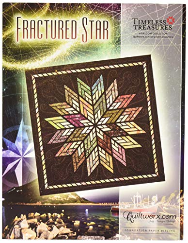 Load image into Gallery viewer, Fractured Star Foundation Paper Piece Judy Niemeyer Quilt Pattern
