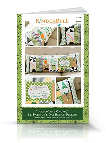 Load image into Gallery viewer, Kimberbell Luck O&#39; The Gnome: St. Patrick&#39;s Day Bench Pillow Sewing
