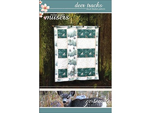 Load image into Gallery viewer, McKay Manor Musers Deer Tracks Block Blanket Ptrn
