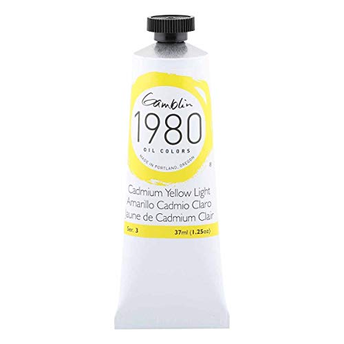 Load image into Gallery viewer, Gamblin 1980 Oil Cadmium Yellow Lt 37Ml
