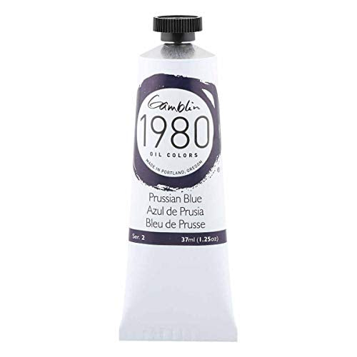 Load image into Gallery viewer, Gamblin 1980 Oil Prussian Blue 37Ml

