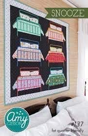 Load image into Gallery viewer, Snooze Quilt Kit 41 1/2&quot; x 44 1/2&quot; Quilt Top, Bungalow Fabric Collection by Amy Gibson
