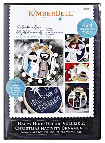 Load image into Gallery viewer, Kimberbell Machine Embroidery CD: Happy Hoop Decor, Volume 2: Christmas Nativity Ornaments
