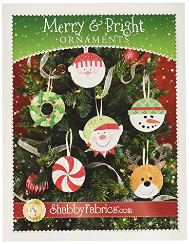 Load image into Gallery viewer, Shabby Fabrics Merry &amp; Bright Ornaments Pattern
