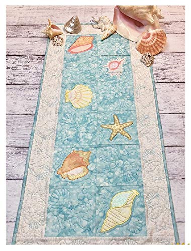 Load image into Gallery viewer, Amelia Scott Designs On The Beach Table Runner for Machine Embroidery
