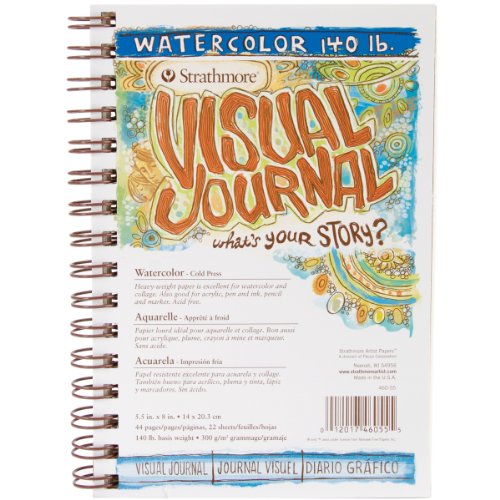 Load image into Gallery viewer, Strathmore Visual Watercolor Journals 140 lb. 5 1/2 in. x 8 in. 22 sheets
