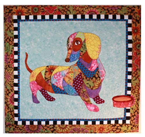 Load image into Gallery viewer, BJ Designs &amp; Patterns Dagwood the Dachshund Wiener Dog Applique Quilt Pattern
