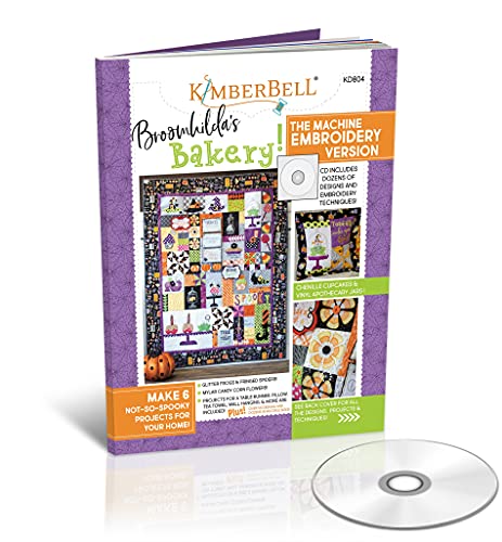 Load image into Gallery viewer, Kimberbell Designs: BROOMHILDA&#39;s Bakery Embroidery CD &amp; Book KD804
