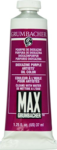 Load image into Gallery viewer, Grumbacher Max Water Miscible Oil Paint, 37ml/1.25 oz, Dioxazine Purple
