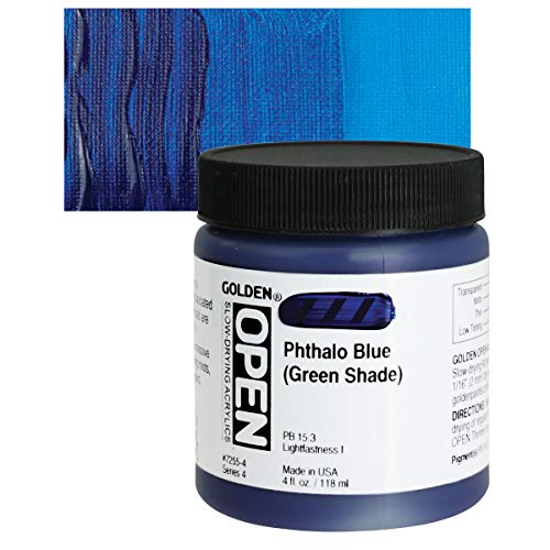 Load image into Gallery viewer, PHTHALO Blue GS 4OZ Open Acrylic
