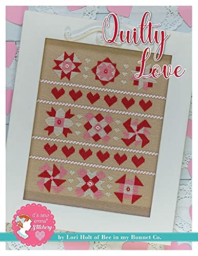 Load image into Gallery viewer, Quilty Love - Cross Stitch - ISE-405 - It&#39;s Sew Emma
