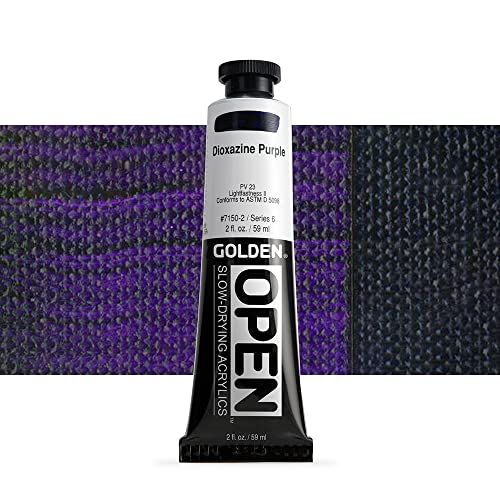 Load image into Gallery viewer, Open 2 Oz Acrylic Color Paints Color: Dioxazine Purple
