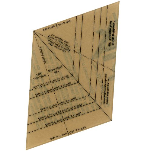 Load image into Gallery viewer, Magic Stack-n-Whack 45 Degree Triangle Acrylic Ruler with Pattern
