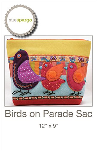 Sue Spargo Birds on Parage Pattern